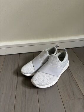 adidas Light Blue Slip-On Knit Sneakers